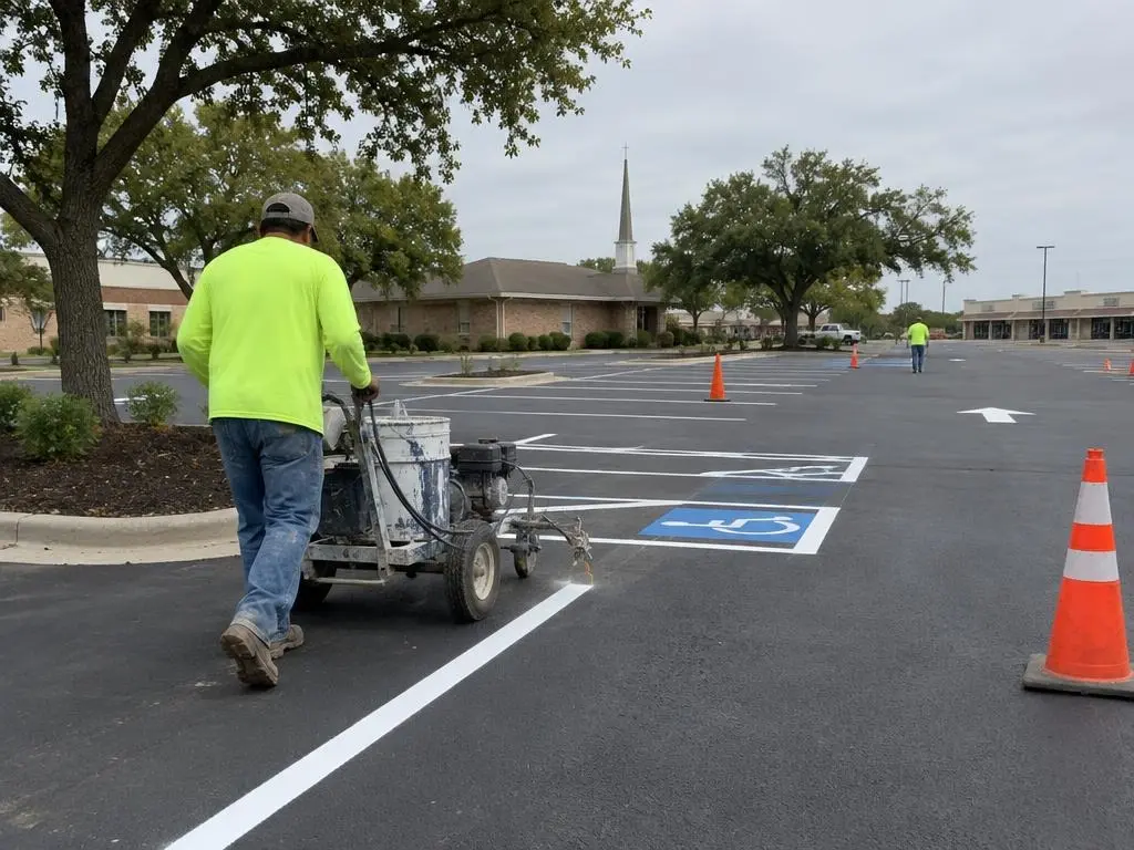 Line Striping in Mesquite, TX